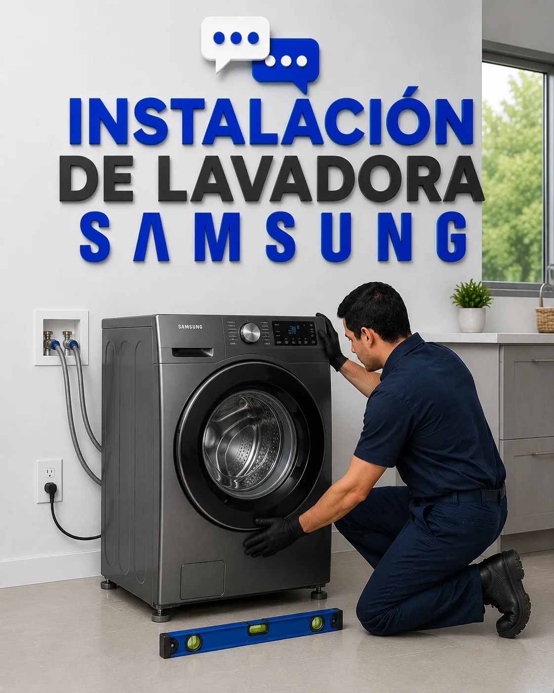 Instalación de lavadoras Samsung